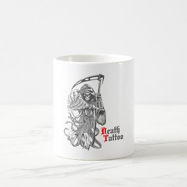 Caneca De Café Tatuagem da morte (Criador carregado)