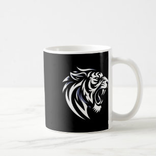 Caneca De Café Tatuagem de luta de MMA Muay Thai Tigre Rugido Kic