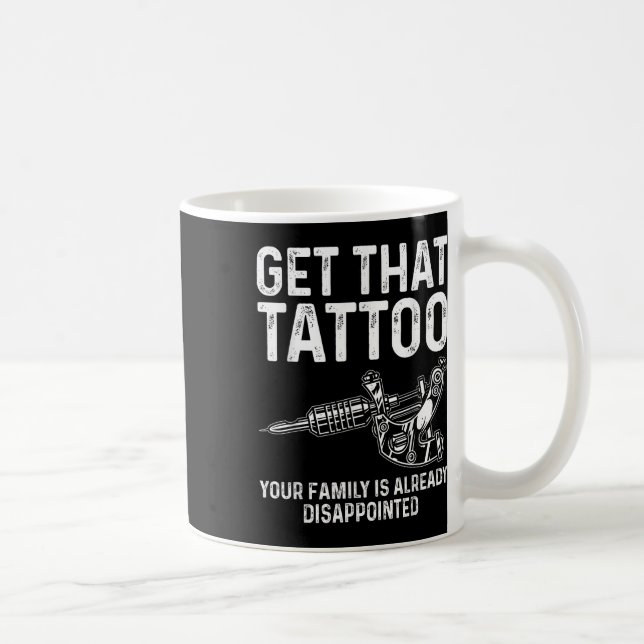 Caneca De Café Tatuagem Engraçada Arte Para Homens Mulheres Tatua (Direita)