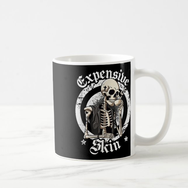 Caneca De Café Tatuagem local com tinta engraçada na pele (Direita)