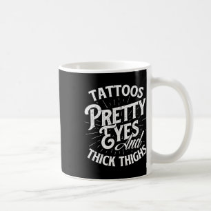 Caneca De Café Tatuagens Olhos Bonito E Coxas Espessas - Malhação