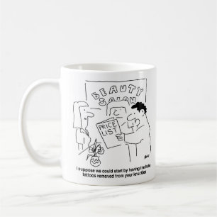 Caneca De Café Tatuagens removidas no Bela Salão