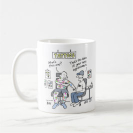 Caneca De Café Tatuagens Tema Tatuagens Engraçadas