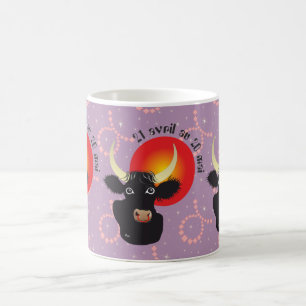 Caneca De Café Taureau 21 avril 20 taça Mai au