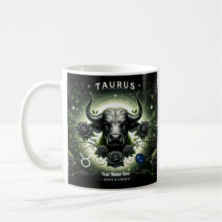 Caneca De Café Taurus "Enraizado em Força" Zodiac Mug