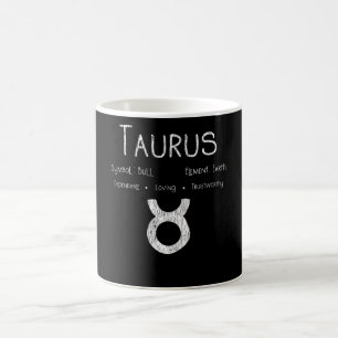 Caneca De Café Taurus Horoscope Astrology Star Sinal de Astrologi