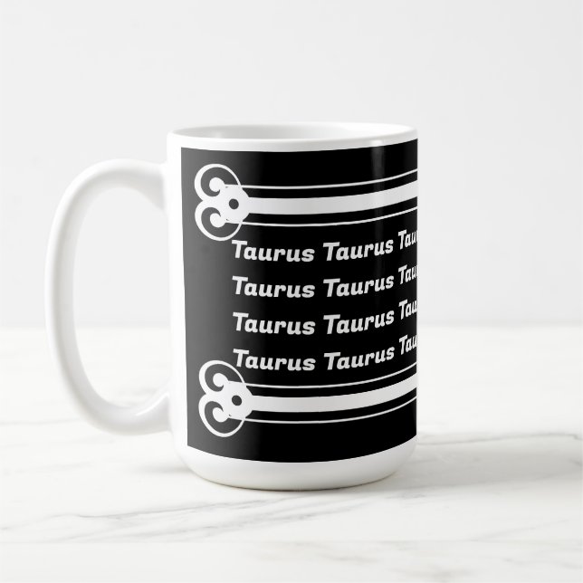 Caneca De Café Taurus Vibes Coffee Mug (Esquerda)