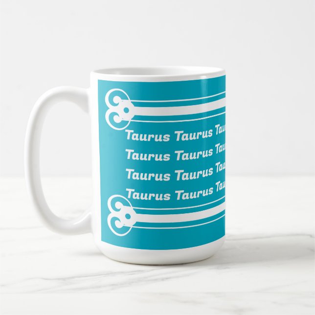 Caneca De Café Taurus Vibes Coffee Mug (Esquerda)