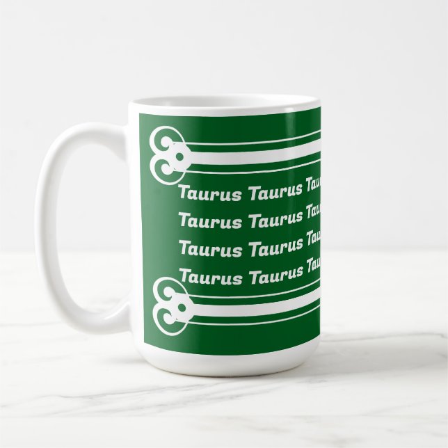 Caneca De Café Taurus Vibes Coffee Mug (Esquerda)