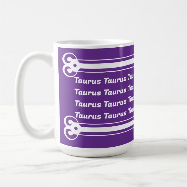Caneca De Café Taurus Vibes Coffee Mug (Esquerda)