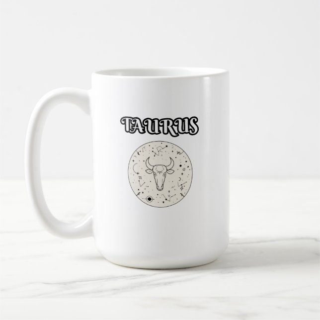 Caneca De Café taurus zodiac (Esquerda)