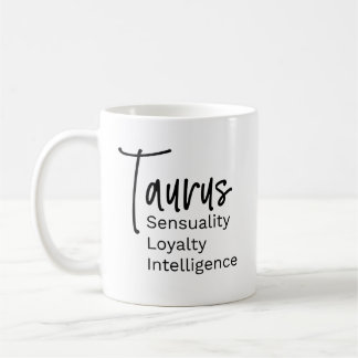 Caneca De Café Taurus zodiac apresentam traços positivos
