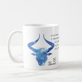 Caneca De Café Taurus Zodiac Traits Mug