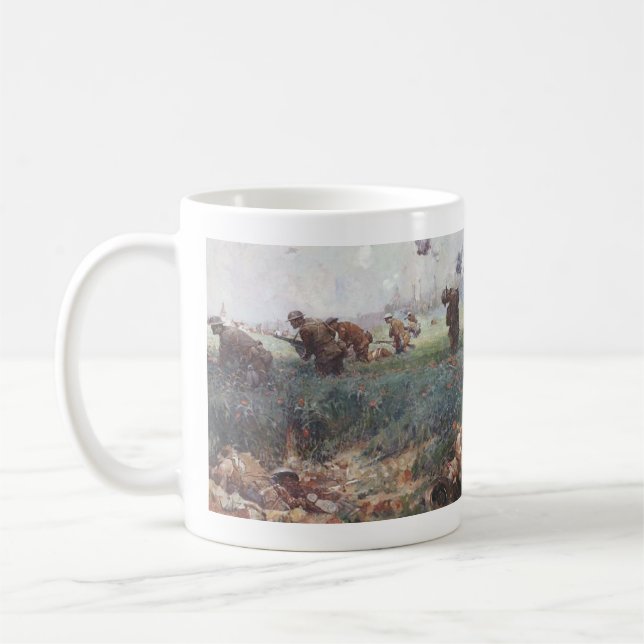 Caneca De Café Taxa de baioneta de infantaria WW1 (Esquerda)