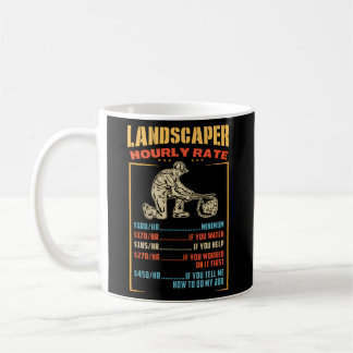 Caneca De Café Taxa horária do Landscaper