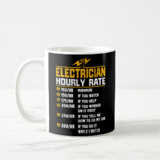 Caneca De Café Taxa Horária Eletrônica Para O Eletrônico
