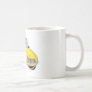 Caneca De Café Taxi Cab Cartoon