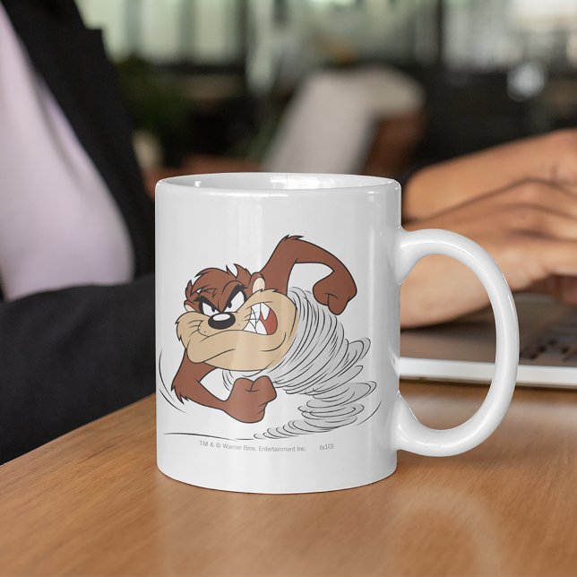 Caneca De Café TAZ™ girando rápido (Criador carregado)
