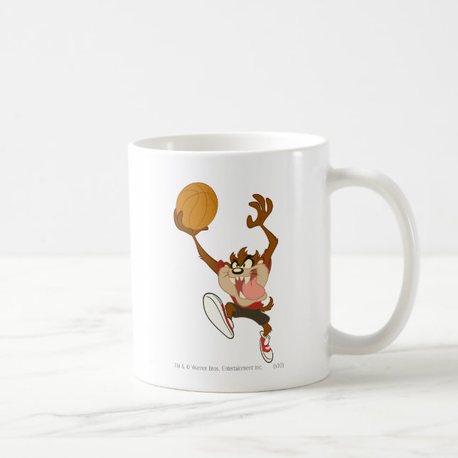Caneca De Café TAZ™ - Layout de basquete (Direita)