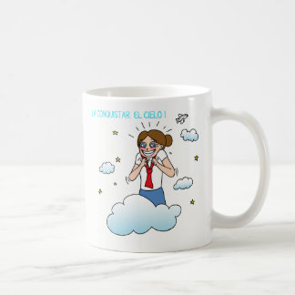 Caneca De Café taza A conquistar el cielo