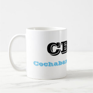 Caneca De Café Taza CBBA Cochabamba Bolivia