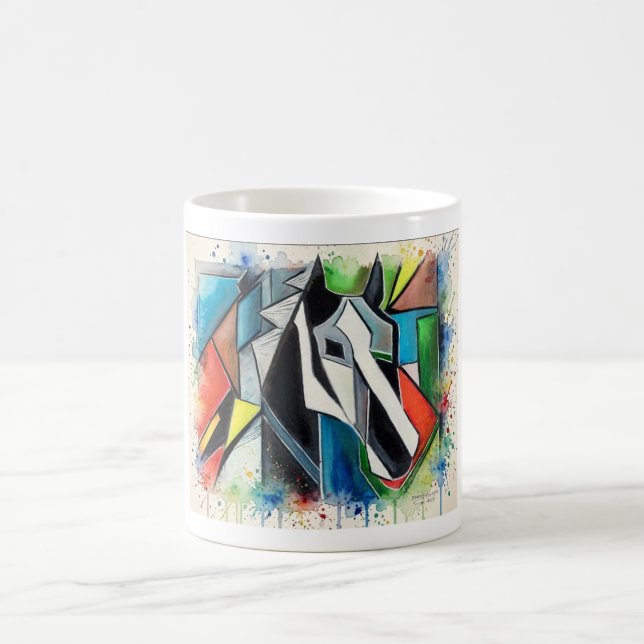 Caneca De Café Taza con Arte Adstrato (Centro)