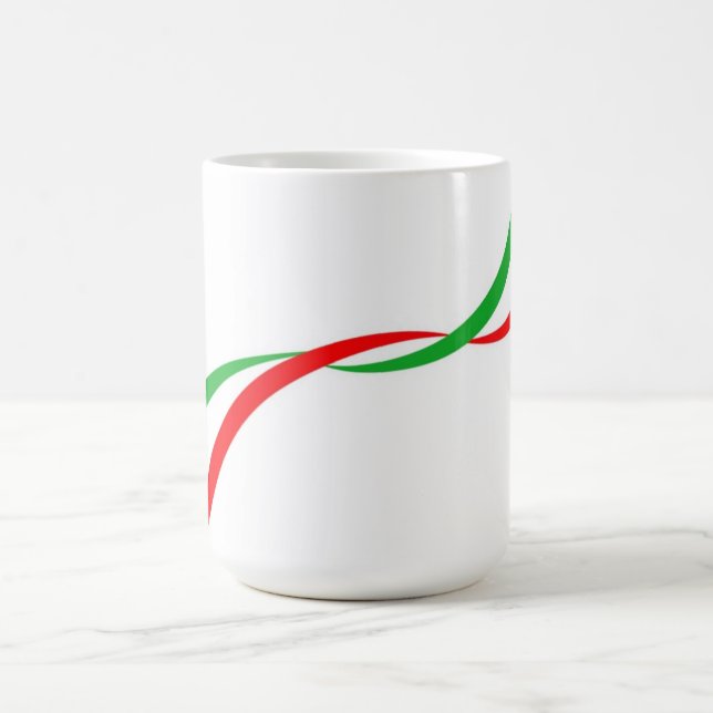 Caneca De Café Taza con bandera italiana (Centro)