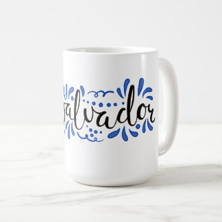 Caneca De Café Taza con Diseño de El Salvador