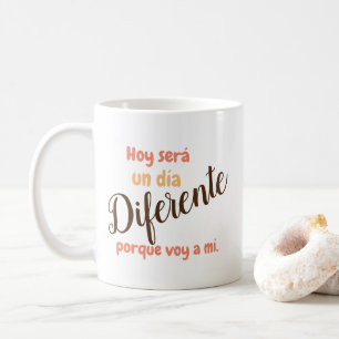 Caneca De Café Taza con ・- Hoy será un día Diferente.