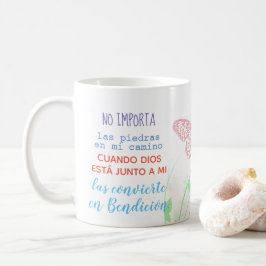 Caneca De Café Taza con mensaje - No importa las piedras...