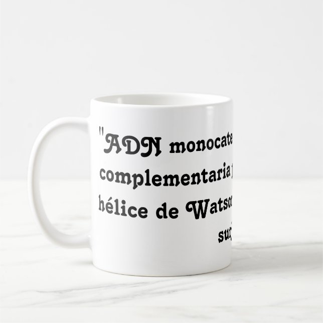 Caneca De Café Taza con piropo ADN (Esquerda)