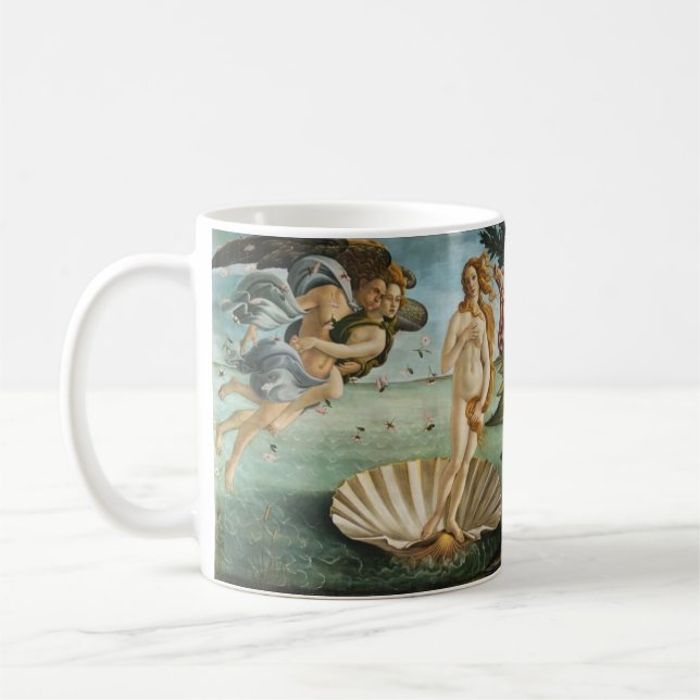 Caneca De Café Taza de café de El nacimiento de Venus de Sandro (Esquerda)