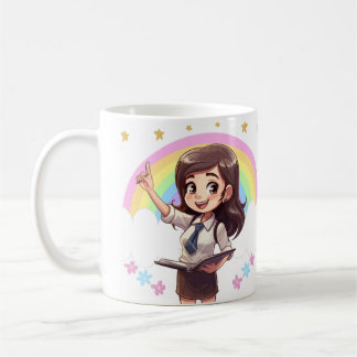 Caneca De Café Taza de café kawaii para profesoras