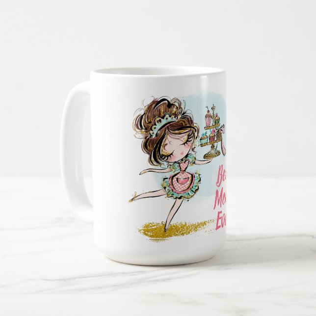 Caneca De Café Taza de café para mamá (Frente Esquerda)