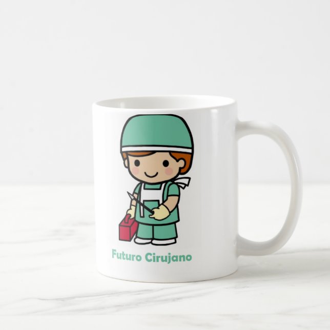 Caneca De Café Taza de futuro cirujano (Direita)