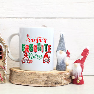 Caneca De Café Taza de navidad para enfermera 