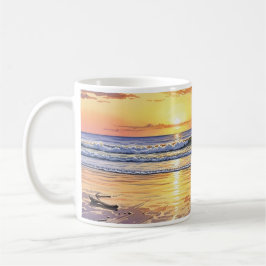 Caneca De Café Taza de paisaje del mar 