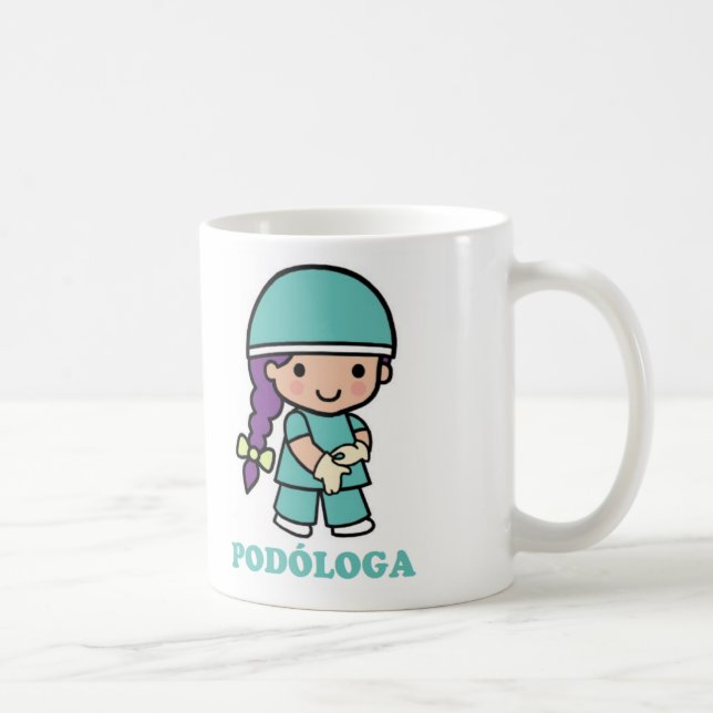 Caneca De Café Taza de podóloga (Direita)