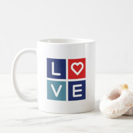 Caneca De Café Taza de porcelana LOVE