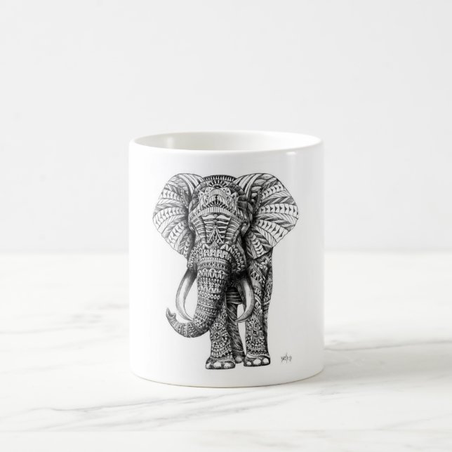 Caneca De Café taza elefante (Centro)