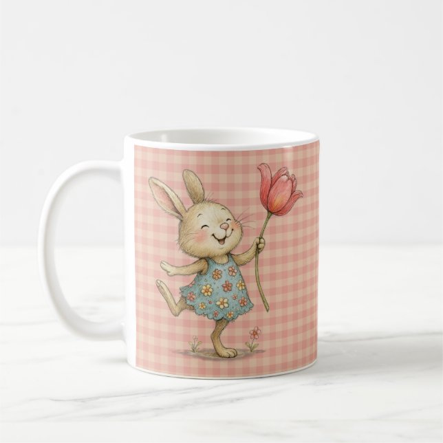 Caneca De Café Taza Happy Easter para café (Esquerda)