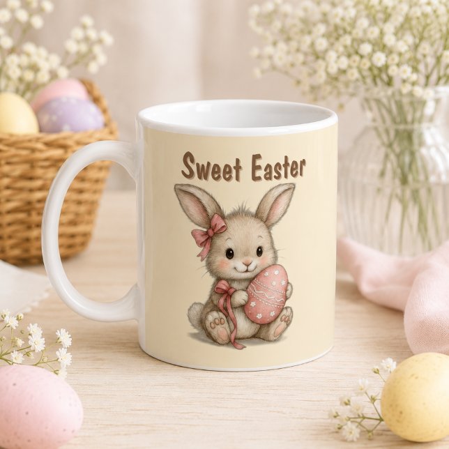 Caneca De Café Taza Happy Easter para café (Criador carregado)
