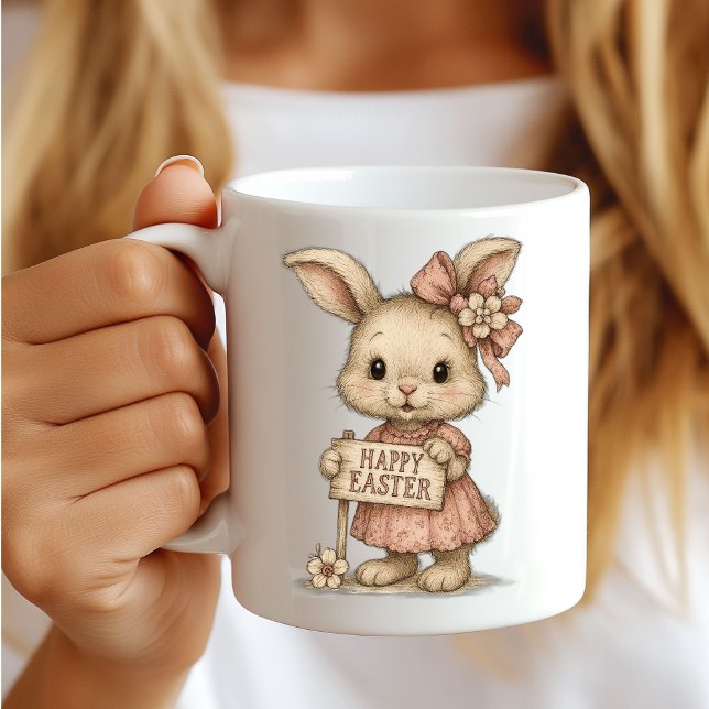 Caneca De Café Taza Happy Easter para café (Criador carregado)