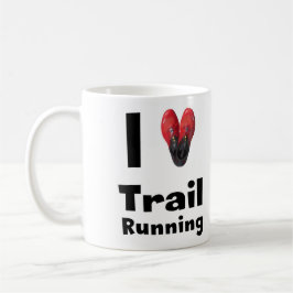 Caneca De Café Taza "I love Trail Running"