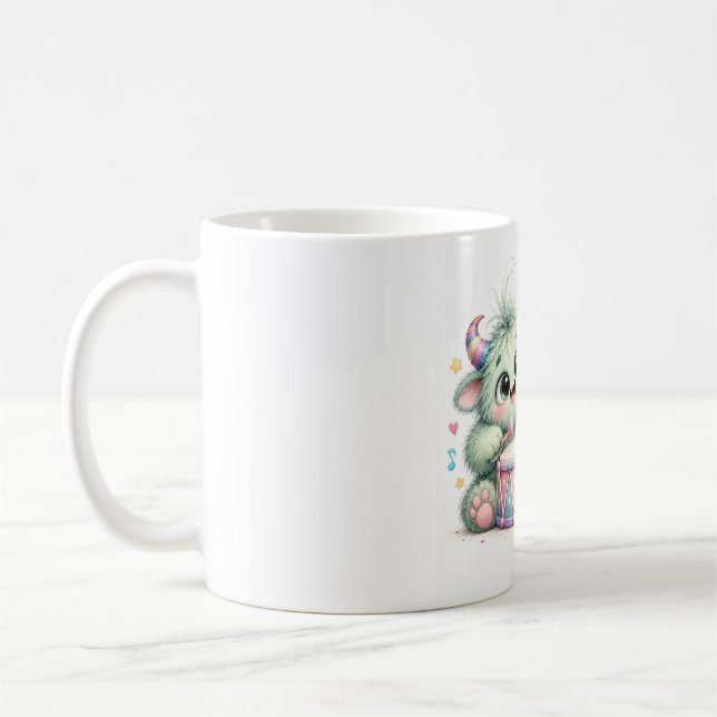 Caneca De Café Taza Infantil Lovely Monsters (Esquerda)