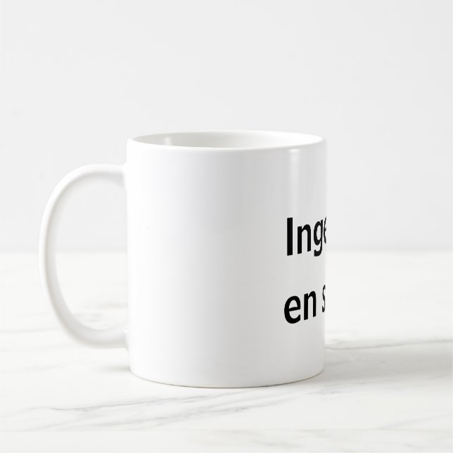 Caneca De Café Taza ingeniero en sonido (Esquerda)