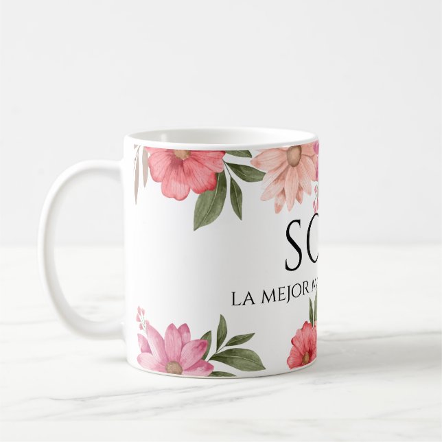 Caneca De Café Taza la mejor mamá del mundo (Esquerda)
