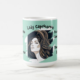 Caneca De Café Taza Lady Capricornio