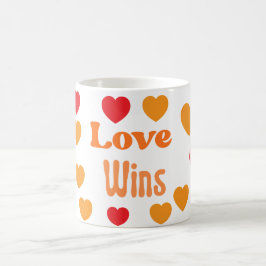 Caneca De Café Taza “Love Wins” – El amor siempre gana