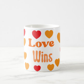 Caneca De Café Taza “Love Wins” – El amor siempre gana
